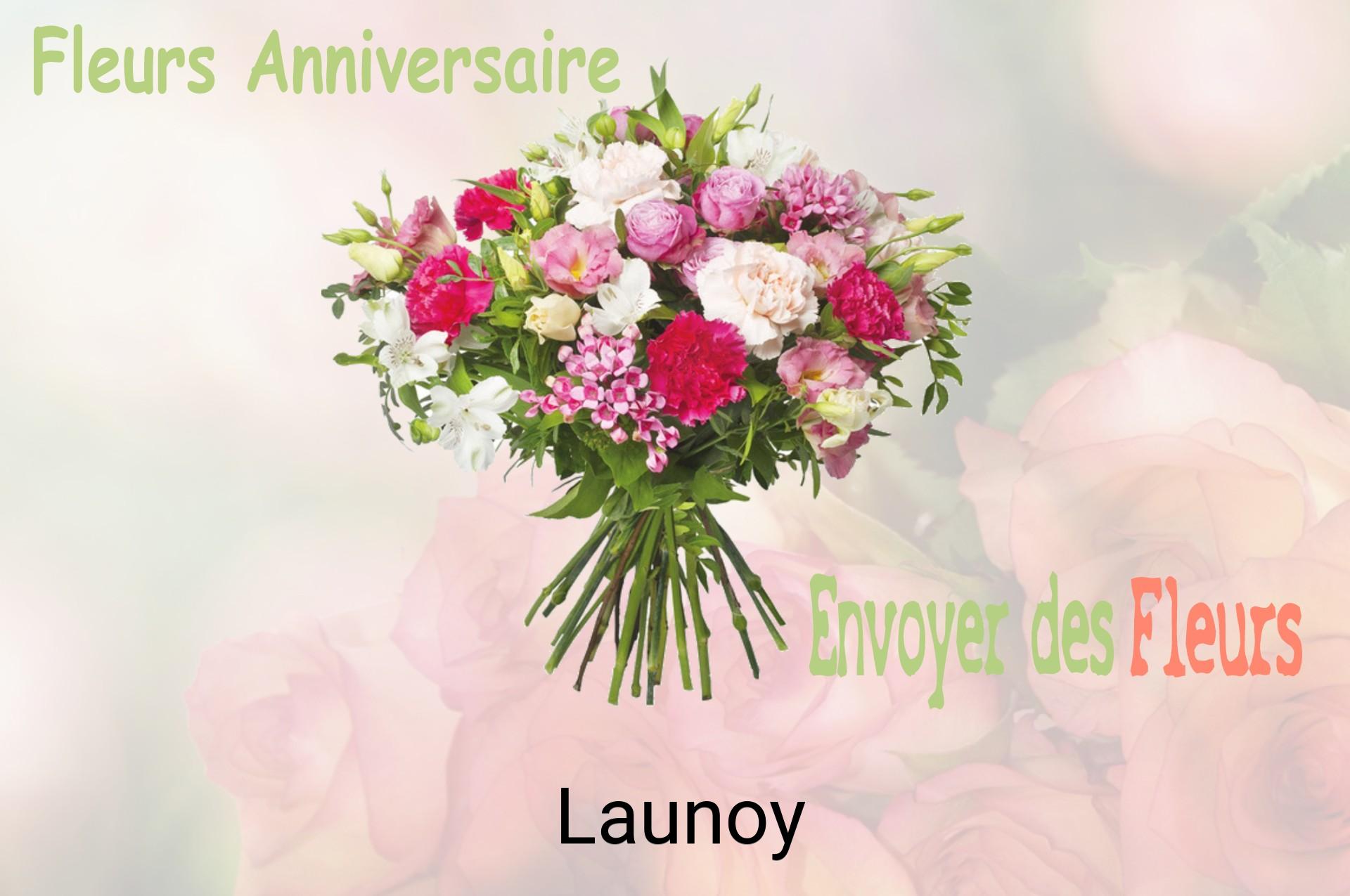 Bouquet de fleurs d’anniversaire livré à Launoy